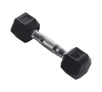 harayaa Haltère Octogonale en Caoutchouc avec Poignée Antidérapante pour Les Entraînements à Domicile, en Salle de Sport, comme équipement de Fitness Portable, 5 LB