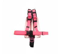 harayaa Harnais de Plongée Système Plaque Dorsale Aluminium Bretelles Réglables Boucle PP Structure Stable et Port Organisé Adapté à l'Entraînement Plongée, Rose, Taille Unique