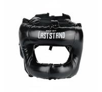 harayaa Headgear Casque Intégral de Boxe Couverture Front Joue Nez Mousse EVA Revêtement PU Adapté aux Adultes Séances Entraînement Sparring Salle Sport, Noir, S