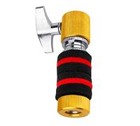 harayaa Hi Hat Clutch pour Cymbale de Batterie avec Adaptateur Universel Conception Stable En Alliage Antidérapant Accessoire pour Pièce Détachée Percussion C, or