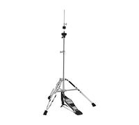 harayaa High Hat Stand Drum Cymbal Pedal Floor Tom Legs Drum Stand Cymbal Stand Accessoires, Réglable 110cm