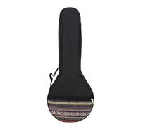 harayaa Housse de Banjo 4 Cordes Étui Sac Design Léger et Protégé Rembourrage Coton pour Amortir Poche Frontale Tissée Port Épaule et Main Adaptée aux Leçons Déplacements Rapides Séances de Pratique