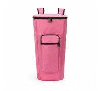 harayaa Housse de Protection pour Djembé Sac Tambour Étui Percussion Sac à Dos Rembourrage 12mm Absorbant les Chocs Tissu Oxford Anti-déchirure Double Portage, Rose, 10 Po