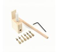 harayaa Industrial Bridge Outil de Réparation de Chevalet Guitare Support Table d'Harmonie Pieu Vertical Tige Bois Réglable Système Interne à Installer et, Boulons En Cuivre