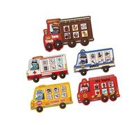 harayaa Jeu D'association éducatif et Ludique, Portable et Léger, Représentant Des Scènes de La Vie Quotidienne, pour Les Enfants de 3 Ans et Plus (garçon