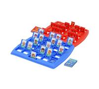 harayaa Jeu de Devinettes En 2 Pièces, Jeu de Société de Logique avec Cartes de Personnages, Interactif, Jouet éducatif Parent-enfant, Apprentissage, Bleu