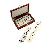 harayaa Jeu de Dominos éducatif avec Coffret élégant, 28 Cartes de Dominos, Jeu de Société Multifonctionnel Idéal pour Les, Les Adultes et Les Famille