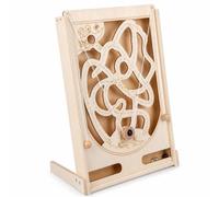 harayaa Jeu de en Bois Labyrinthe Parcours Billes Stratégie Matériau Bois Lisse Stimule Coordination et Motricité Fine Favorise, Style to 2