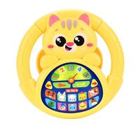 harayaa Jouet de Volant pour Enfants Early Education Facile à Installer Toi Jouet Sensoriel Du Contrôleur de Conduite pour La Journée Des Enfants En Cadeau, Jaune