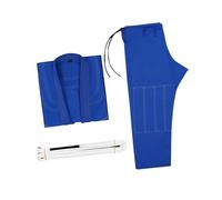 harayaa Kimono Jiu Jitsu Uniforme Brésilien Ensemble Veste Pantalon Ceinture Tissu Respirant Léger Couture Confortable Souple Adapté à Tous Entraînement, Bleu A0