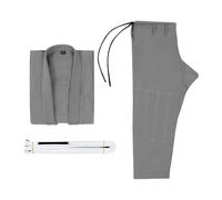 harayaa Kimono Jiu Jitsu Uniforme Brésilien Ensemble Veste Pantalon Ceinture Tissu Respirant Léger Couture Confortable Souple Adapté à Tous Entraînement, Gris M3