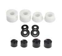harayaa Kit de Bushings pour Skateboard Double Rocker avec Pièces de Rechange, Blanche