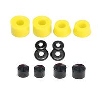 harayaa Kit de Bushings pour Skateboard Double Rocker avec Pièces de Rechange, Jaune