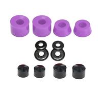 harayaa Kit de Bushings pour Skateboard Double Rocker avec Pièces de Rechange, Violet