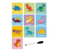 harayaa Kit de Dessin Animalier Créatif pour Enfants avec Cartes à Tracer et Stylos, Dinosaure