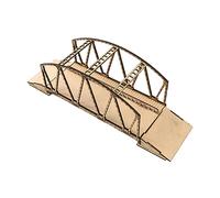 harayaa Kit de Pont Miniature Européen En Bois, à Assembler, Idéal pour Créer Une Scène sur Une Table de Sable Ou pour Un Projet Scolaire Ou D'e, Grand Pont