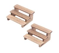harayaa Kit D'étagères pour Plantes à L'échelle 1/12, Accessoires de Décoration Miniatures pour Maison de Poupée, Scène de Jardin, Mobilier de Maison