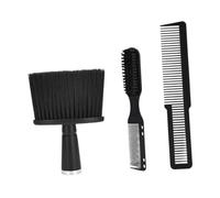 harayaa Kits de peignes de coiffure, brosse de finition plate, outil de coiffure multifonction, brosse de séparation portable, ensemble de peignes de barbier