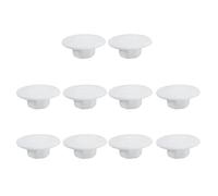 harayaa Lot de 10 boulons, vis et Cache-écrous pour Potence de Direction : Aspect Soigné, Protection Contre La Poussière, Idéal pour Le Montage de, Blanc, comme décrit