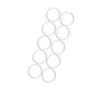 harayaa Lot de 10 Entretoises de Plateau, Rondelles, Boulons de Plateau en Aluminium et Joints, 1 Mm D'épaisseur, pour Pédaliers de Vélo.
