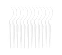 harayaa Lot de 12 bâtonnets d'application de cils, légers et pratiques, pour salons de beauté et de, Clair