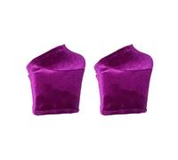 harayaa Lot de 2 Protège-chaussures de Pole Dance, Manchons Antidérapants En Velours, Accessoires de Costume, Rose Rouge S