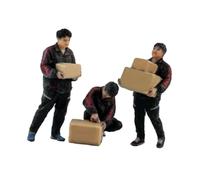 harayaa Lot de 3 Figurines Miniatures En Résine, Figurines Articulées, Accessoires de Jeu pour Micro-, Idéales pour Les Cadeaux de Fées, modèle A