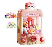 harayaa Machine à Pince électronique, Mini-borne D'arcade, Petit Distributeur de Jeux à Prix Réduits pour Filles, Rose