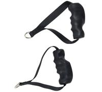 harayaa Machine de Gym Réglable Barre de Tirage Barre Lat Poignée d'Exercice avec Angles Multiples et Prise Sûre en Plastique Sangle Métal Adaptée pour, Poignée 133
