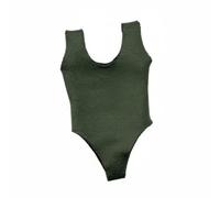 harayaa Maillot de Bain Femme Une Pièce Micro Bodysuit Bas Échancré Accessoire pour Figurine de Collection Convient à Personnage Créatif Changement Projet de Figurines, Vert Armée