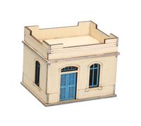 harayaa Maison Puzzle à Construire Soi-même, Modèle 3D en Bois, Bloc de Construction, Jouet D'architecture, Maison de Poupée, Ornement, Horloge de Bureau, Chambre Simple