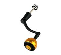 harayaa Manivelle de Moulinet Léger Poignée Ergonomique Accessoire de Pêche Outil Pratique pour Réparation Adapté Aux Sorties en Bateau, Or et Grand