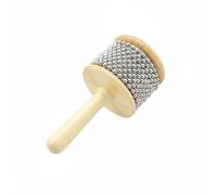 harayaa Maracas Bâton Enfant Instrument Percussion Hochet Perles Bois Métal Son de Hochet Constant Exercice Du Tempo Découverte Musicale Adapté aux, Bois, Grand