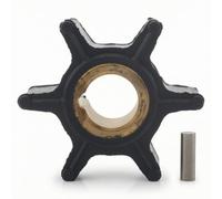 harayaa Marine Pump Impeller de Pompe à eau Roue à Aubes Clavette Incluse Néoprène Compatible Outboard 389576 Adaptée à l'Entretien Périodique Bateaux Hors-bord Ports de Plaisance