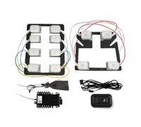 harayaa Massage Siège Pneumatique Système 12 Points Coussin Intégré Commande Bascule Installation Discrète TPU Feutre Adapté à Conduite Longue Détente au Volant Personnalisation Véhicule