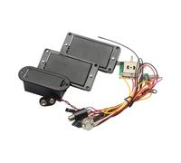 harayaa Micro de Guitare avec Circuit 1T1V, Interrupteur, Faisceau de Câblage de Remplacement pour Guitare avec Matériel de Montage. Remplace