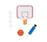 harayaa Mini Panier de Basket Intérieur Set Jeu de Basket Miniature Jouet Mural avec Ballon Panneau Solide en PP Adapté Aux Enfants Adultes Bureau Chambre Act, B