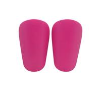 harayaa Mini Protège Tibia Football Protège Jambe Coquille Plaque Coussin EVA PP Soutien Mouvement Absorption Chocs Coupe Adaptée Fin sous Les Chaussettes, Array, Rose Vif Mini