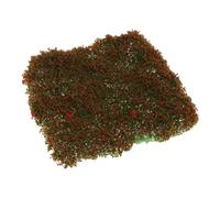 harayaa Miniature Gazon Touffe Élément Fleurs Végétation Modèle Détail Réaliste Installation Simple Polypropylène et Nylon Convient pour Modélisme Paysager Am, Rouge