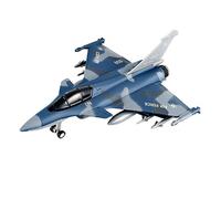 harayaa Modèle de Chasseur en Alliage, Jouet Avion à Friction avec Lumières et Sons, Modèle Réduit d'avion Détaillé 1/144, pour Enfants et Passionnés, Pression pour Collection, Bleu