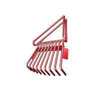 harayaa Outil de Arachide Harvester Peigne Dérouleur Séparateur Extracteur en Acier au Manganèse avec Cadre Triangulaire Ergonomique et Déflecteur Latéral