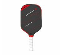 harayaa Pagaie en Carbone Raquette Pickleball Pala Stabilité Maniabilité Réponse Rapide Transmission d'Énergie Surface Rugueuse Rotation Adaptée à l'Entraînement Compétition Jeu Extérieur Club, Rouge
