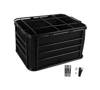 harayaa Panier de Porte-Bagages Arrière avec Doublure, Panier de Rangement pour Faire Les Courses