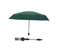 harayaa Parasol Universel avec Pince, Parasol Pliable pour Poussette, Chaise de Plage, Vélo, Pêche, Poussette, VERT