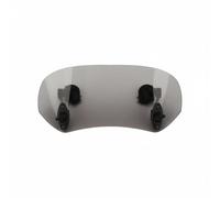 harayaa Pare-Brise Réglable Pare-Brise Déflecteur Visière Écran Acrylique Léger avec Fixations Améliore la Stabilité et Le Confort Angle Personnalisable, Gris, 28 Cm