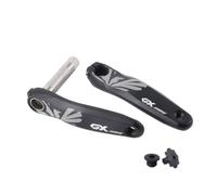 harayaa Pédalier VTT Manivelles Vélo Jeu de Pédales Axe Externe Ensemble Complet avec Axe Argenté et Quincaillerie pour Installation Simple Aluminium 6061