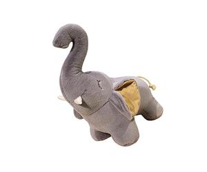 harayaa Peluche éléphant En Velours Doux, Idéale pour Les Fêtes, Les Canapés et Les Lits pour Bébés. Cadeau Parfait pour Un Sommeil Confortable, GRISE
