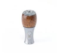 harayaa Poignée de Moulinet de Pêche Poignée Bouton Manivelle Embout Ergonomique en Bois d'Ormosia et Capuchon en Aluminium, Array, Bois De Rose Doré Gunmetal