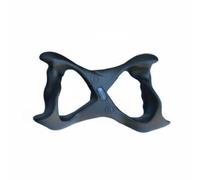 harayaa Poignée de Prise Fitness Accessoire de Poulie de Câble Barre Lat Pulldown de Rame Acier Résistant avec Revêtement pour Voie de , Petite Poignée Horizontale Unique Pour Fitness