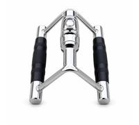 harayaa Poignée Rotative de Traction Barre en V Accessoire de Câble Poignée de Corde Métal Résistant avec Revêtement Caoutchouc Rotation Souple pour